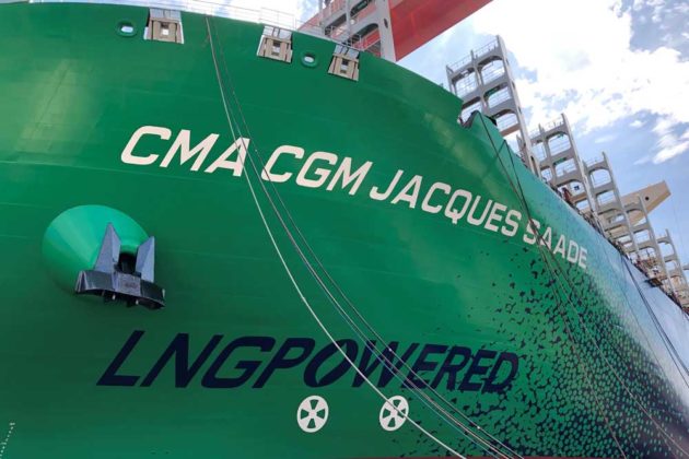 CMA CGM JACQUES SAADE LNG POWERED copyrightCMACGM