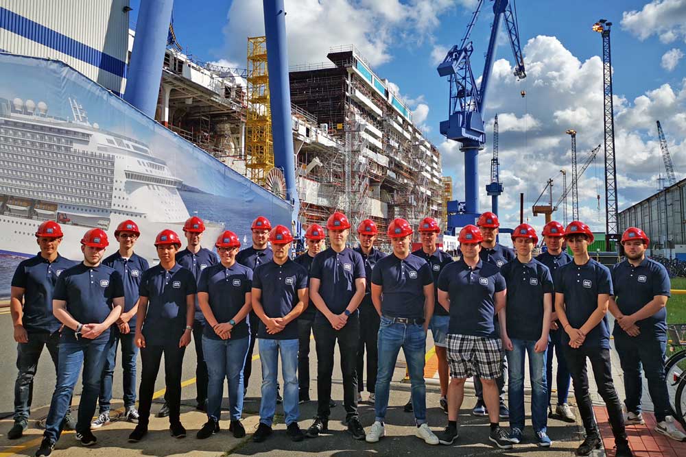 66 junge Leute starten ihre Ausbildung bei MV Werften, 19 davon am Standort Rostock-Warnemünde