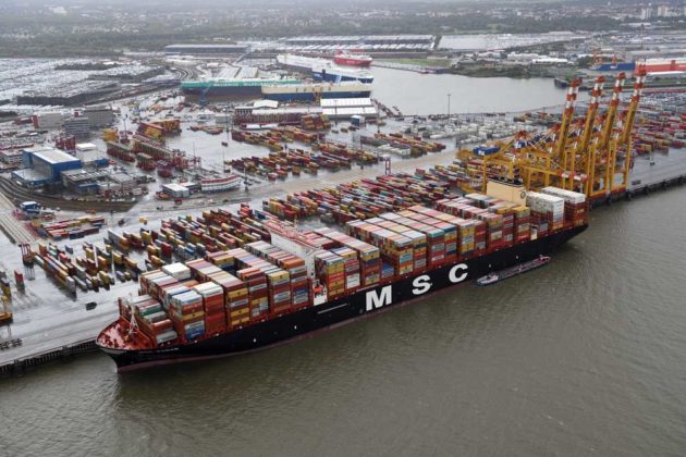 MSC Samar in Bremerhaven