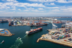 Long Beach, Port, USA, Westküste, Kalifornien