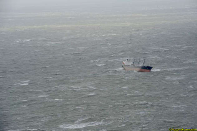 Santorini mit Ruderschaden in der DDeutschen Bucht - Havariekommando 3