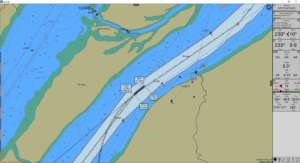 SeaTab Navigation in river passage web
