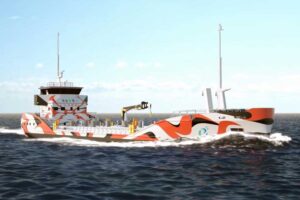 Asahi Tanker e5 Eletro-Bunkerschiff