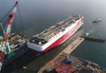 K-Line-LNG-Car-Carrier-Launch-2