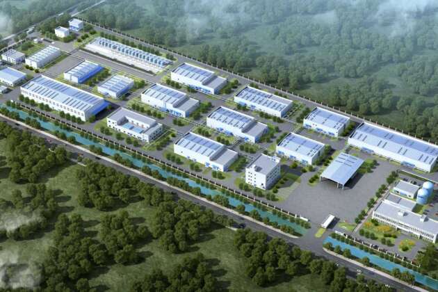 Aerial view of Hempel Zhangjiagang factory Hempel HD