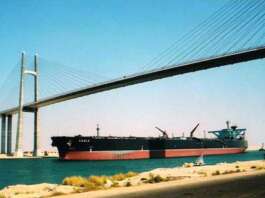 Tanker, Suezkanal, SCA, Ägypten