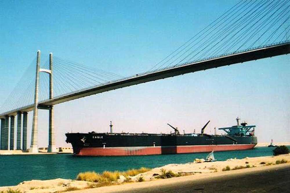 Tanker, Suezkanal, SCA, Ägypten