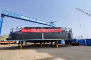 Voltaire Jan de Nul 2021.03.25 Keel Laying Ceremony Voltaire Cosco Shipyard China