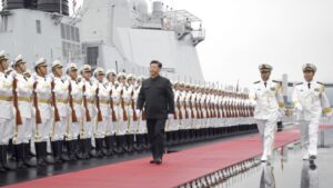 Stockfisch Bild 2 Xi Jinping auf neuem Zerstoerer