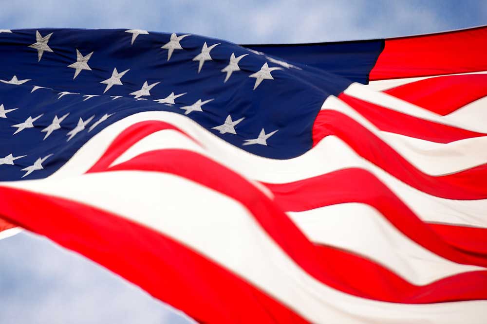 US-flag-USA-Flagge, Maersk