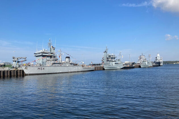 Zahlreiche Marine-Schiffe waren auf der Kieler Woche zu sehnen © Wroblewski