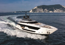 Die Custom-Line-106 Yacht von Ferretti wird mit Motoren der 2000 Baureihe ausgestattet © Rolls-Royce Power Systems