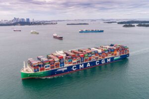 CMA CGM Jacque Saade Containerschiff LNG