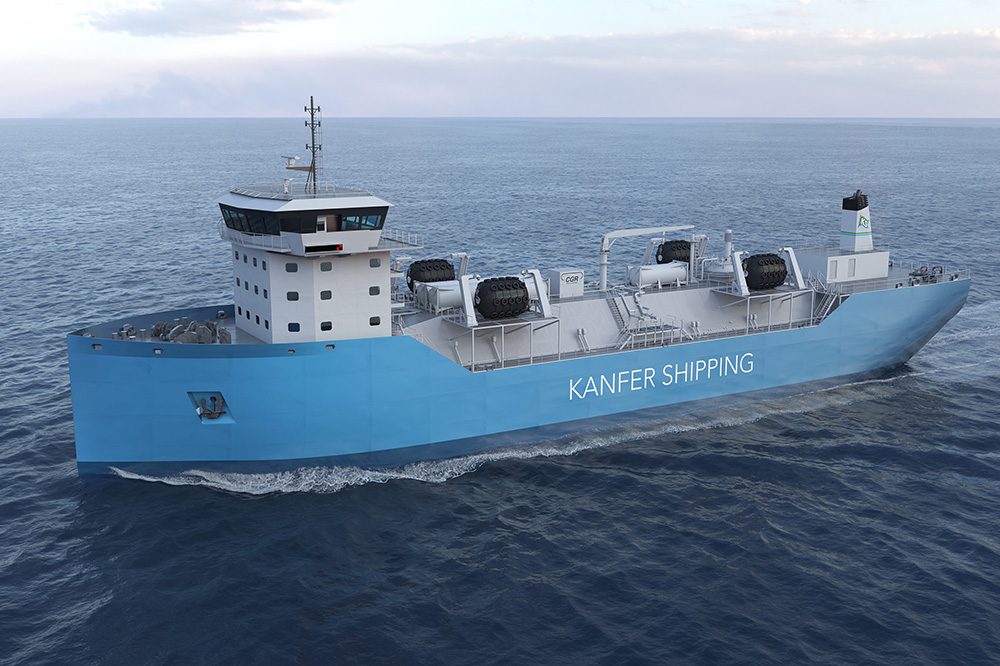 Kanfer-LNG-Bunkerschiff