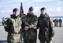 (v.l.): Sven Rump, Henning Faltin und Sebastian Schuldt © Bundeswehr/Kristina Kolodin