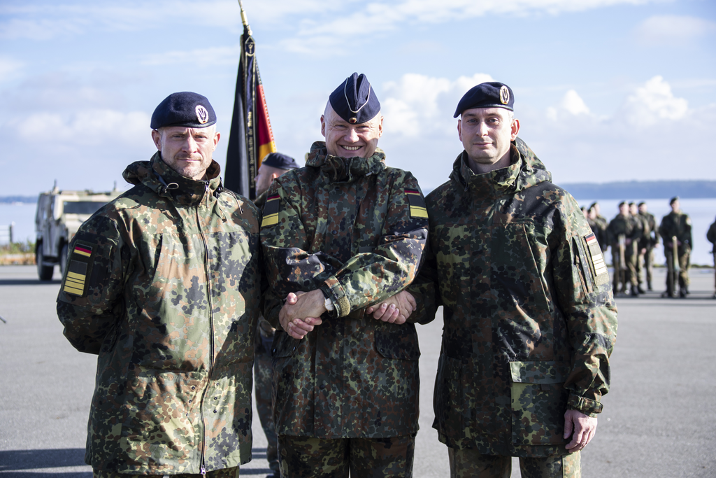 (v.l.): Sven Rump, Henning Faltin und Sebastian Schuldt © Bundeswehr/Kristina Kolodin