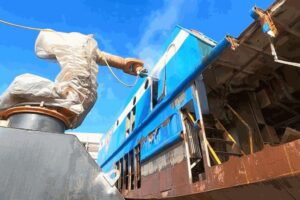 Leviathan-Schiffsrecycling-Kaltwasserschneidetechnik