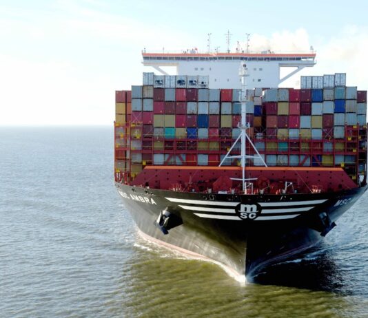 MSC Containerschiff Ambra