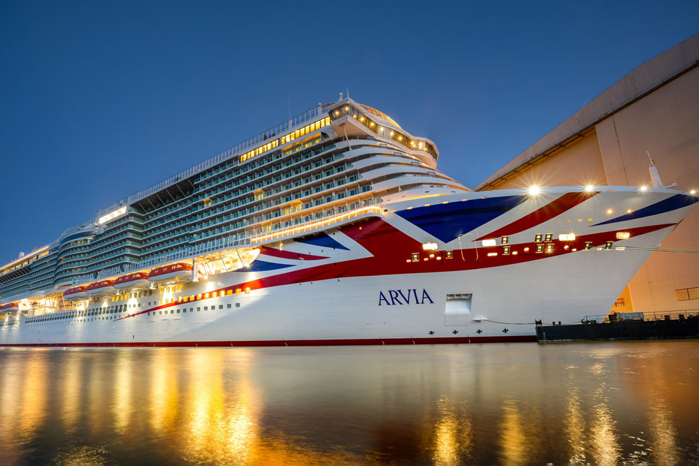Kreuzfahrtschiff »Arvia« © Meyer Werft