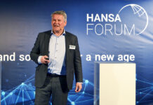 Michael de Visser, Geschäftsführer des Bereichs Schiffsfinanzierung bei NIBC auf dem HANSA-Forum 2022