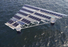 SolarDuck schwinnden Solaranlage im Wasser