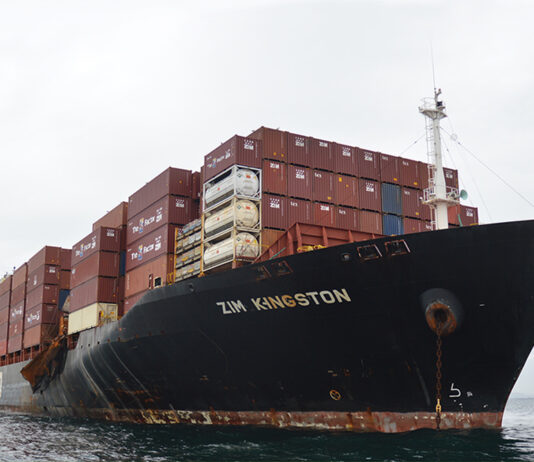 Zim Kingston Containerschiff
