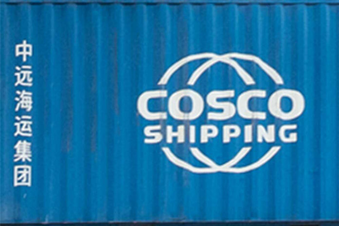 Container von Cosco Shipping
