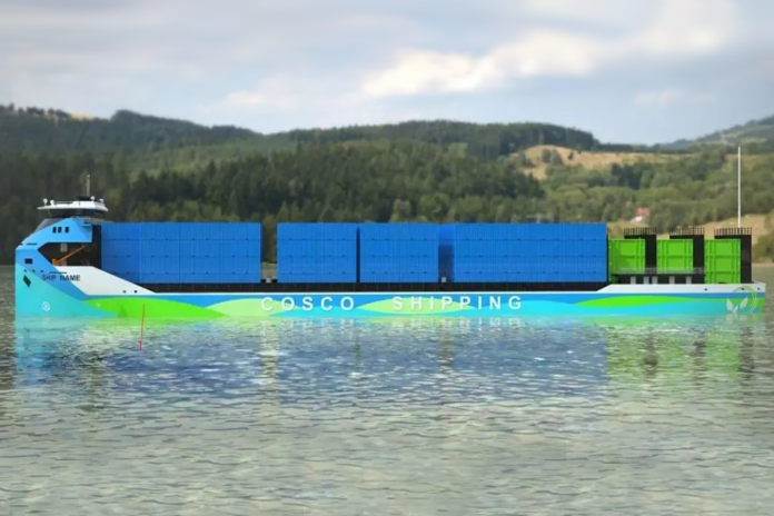China Electric Ship Innovation Alliance-elektrisches-Containerschiff