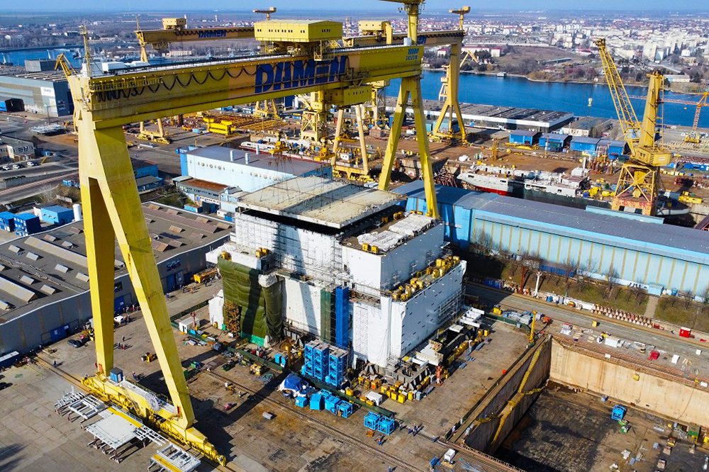 HVDC topside bei Damen Shipyards Mangalia