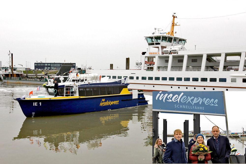 Inselexpress, Cassens, Norden-Frisia, Fähre, Inseln