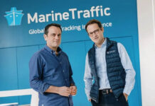 Demitris Memos, CEO von MarineTraffic, und François Cazor, CEO von Kpler