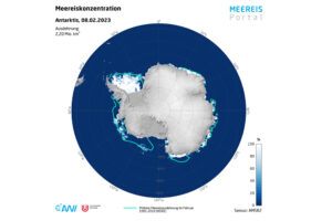 arktis awi 20230208 Meereiskonzentration Antarktis 20230108 meereisportal 01