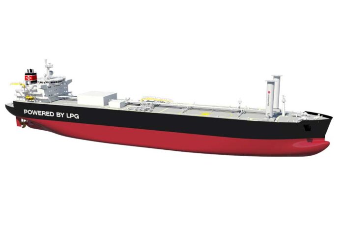 IINO Lines VLGC mit Norsepower Rotorsegel