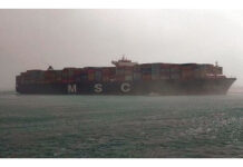 MSC Istanbul, Havarie, Suez-Kanal