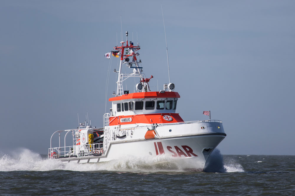 Die »Hamburg« ist bei Fassmer gebaut und 2020 in Dienst gestellt worden © DGzRS