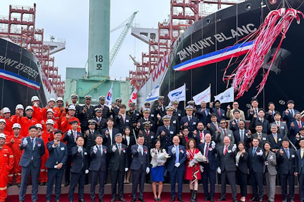 ZIM Mount Everest und ZIM Mount Blanc Taufe
