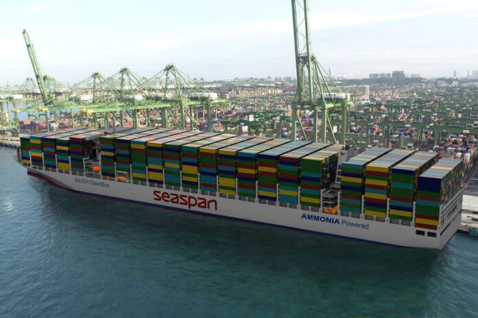 Ammoniak Containerschiff-Design von Seaspan Maersk und Foreship