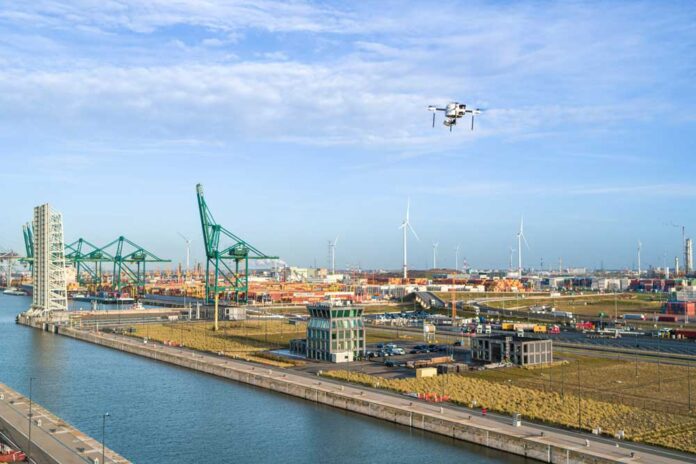 Antwerpen, Drohnen, Drohne