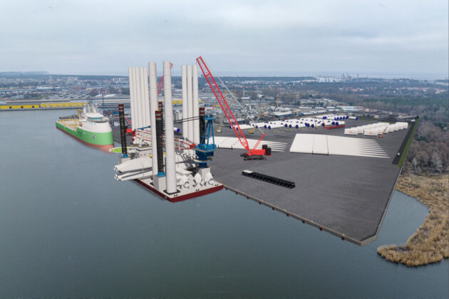 In Świnoujście entsteht ein neues Terminal für Offshore-Windparks