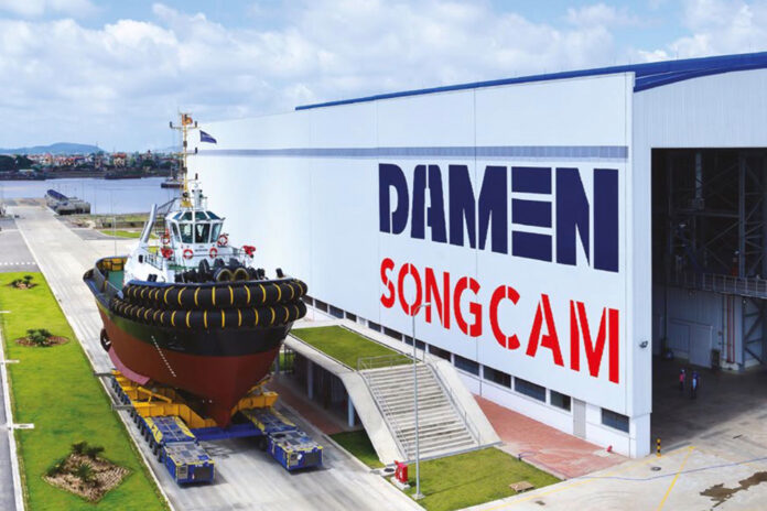 Damen Song Cam Werft in Vietnam