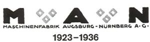 MAN Logo 1923 bis 1936