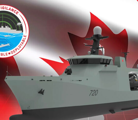 Marine Kanada Vigilance-Klasse von Fincantieri Vard Thales