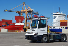 FERNRIDE Zugmaschine am Terminal Tk Estonia