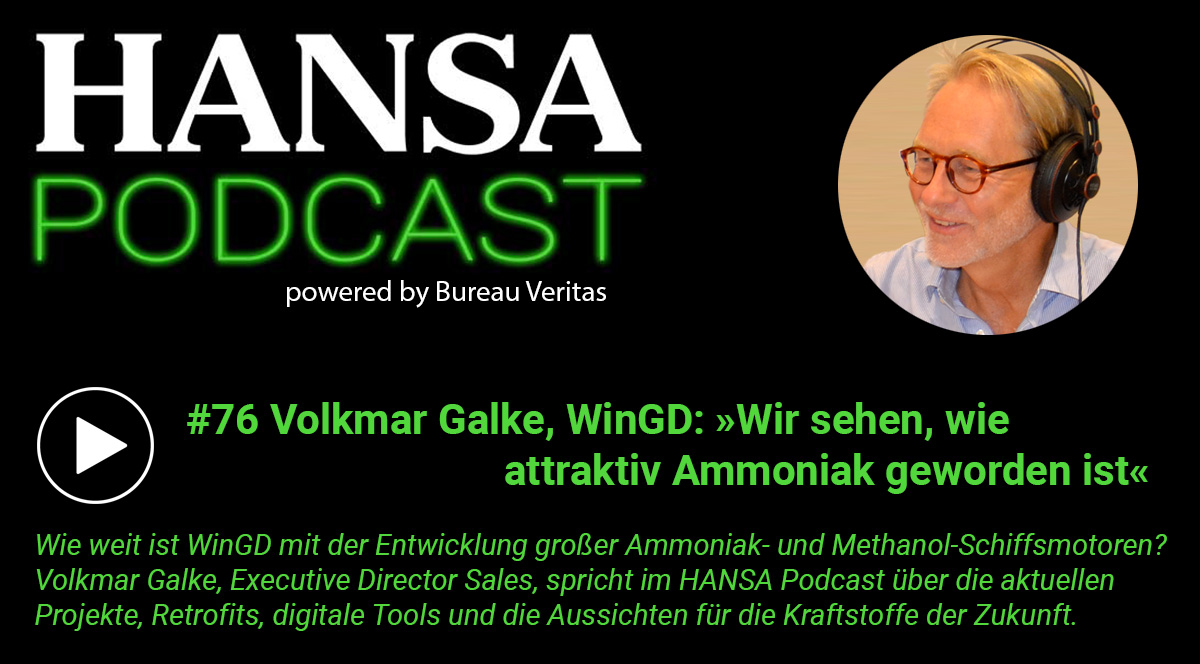 HANSA Podcast Volkmar Galke WinGD