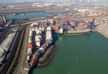 Kramer Group RCT Rotterdam Container Terminal QTerminals Luftaufnahme