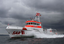 Der Seenotrettungskreuzer »Felix Sand« koordinierte die Suche der Seenotretter
