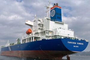 Chemikalientanker Sunbird von Fairfield Chemical Carriers