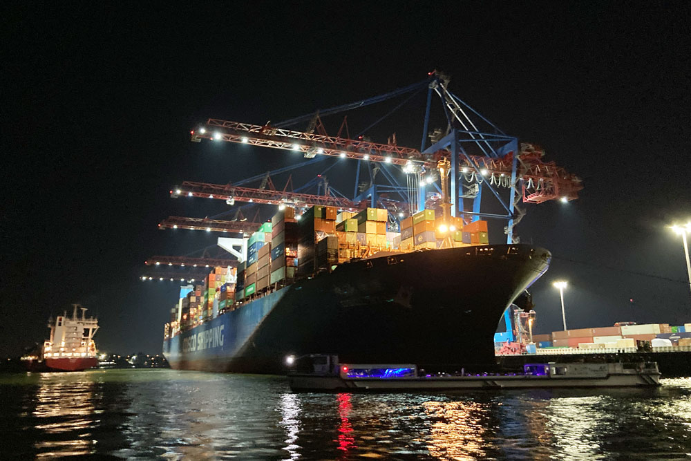 Die Schifffahrt und Häfen sind wichtig für die Aufrechterhaltung der Lieferketten und der Energieversorgung