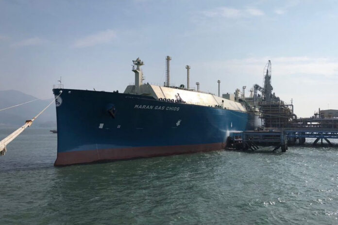 MARAN GAS CHIOS LNG-Tanker bekommt System gegen Methanschlupf