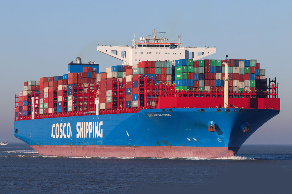 »Cosco Shipping Virgo«, ein Schiff der Virgo-Klasse